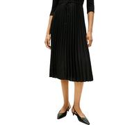 Tommy Hilfiger Robe Femme Slim Rib Mix Midi, Noir (Black), M