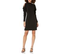 Tommy Hilfiger Robe Fourreau à Manches Longues pour Femme, Charbon, 40