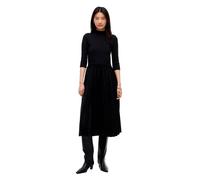 Tommy Hilfiger Robe femme Slim Rib Mix midi Noir Taille XL