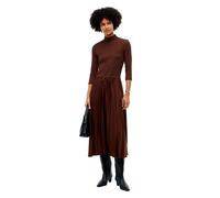 Tommy Hilfiger Robe Midi à Manches 3/4 Slim 5x2 Rib Mix Plus Size