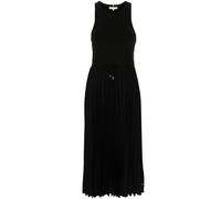 Tommy Hilfiger - Rib Tank Pleated Dress Midi Ns - Femme - Robes - Noir - Taille: 34 FR