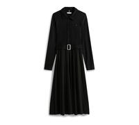 Tommy Hilfiger Robe Polo Femme Interlock Mix Media avec Ceinture, Noir (Black), S
