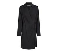 Tommy Hilfiger Robe Femme Fluid Short Robe Cache-Cœur, Noir (Black), 40