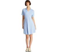 Tommy Hilfiger Robe Polo Femme Lyocell Fit & Flare, Bleu (Breezy Blue), XL