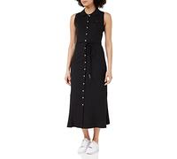 Tommy Hilfiger Robe Polo Femme Slim, Noir (Black), L