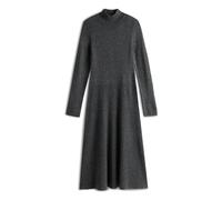 Tommy Hilfiger - Robe pull mi-longue en laine douce - Femme - Robes - Gris - Taille: 36 FR