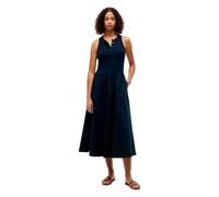 Vêtements Tommy Hilfiger Gold Btn Poplin Mix Tank Drs pour Femme XS Bleu