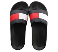 Tommy Hilfiger RUBBER FLAG POOL Men Slide Sandals in Black 46