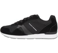 Tommy Hilfiger Runner Icon Mix Fm0fm05679 Low Top pour Homme, Black, 43 EU