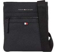 Tommy Hilfiger Sac à Bandoulière Homme Essential PU Crossover Petit, Noir (Black), Taille Unique