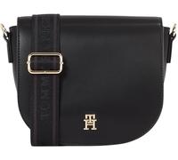 Tommy Hilfiger Sac à Bandoulière Sac Femme Logotape Large Bandoulière, Noir (Black), Taille Unique