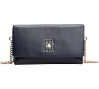 Tommy Hilfiger Sac à Bandoulière Sac Femme Modern Mini Crossover avec Chaîne, Bleu (Space Blue), Taille Unique