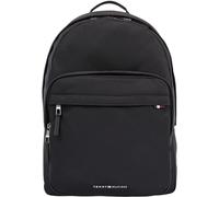 Tommy Hilfiger Sac à Dos Homme Signature Backpack Déperlant, Noir (Black), Taille Unique