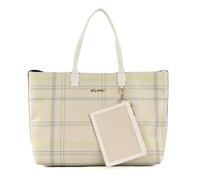 Tommy Hilfiger sac à épaule sac shopper Iconic Tommy Tote Check Feather White Check écru
