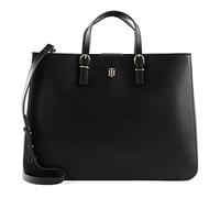 Tommy Hilfiger Sac à Main Femme TH Timeless Work Bag en Similicuir, Noir (Black), Onesize