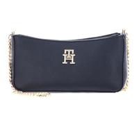 Tommy Hilfiger Sac Bandoulière Femme TH Timeless Chain Crossover Petit Modèle, Bleu (Space Blue), Taille Unique