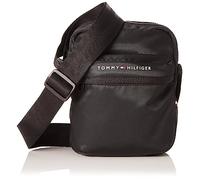 Tommy Hilfiger Sac Bandoulière Homme TH Skyline Mini Reporter Petit Modèle, Noir (Black), Taille Unique