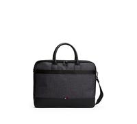 Tommy Hilfiger Sac pour Ordinateur Portable Homme Nylon Travel à Bandoulière, Noir (Melange), Taille Unique
