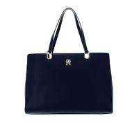 Tommy Hilfiger Sac Femme TH Timeless Satchel Avec Poche Intérieure, Bleu (Space Blue), Taille Unique