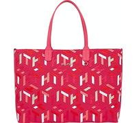 Tommy Hilfiger SAC FOURRE TOUT ICONIC EN COTON Pink MONOGRAMME, Rose, Taille Unique