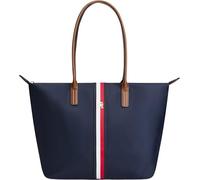 Tommy Hilfiger Sac fourre-tout Popette Tote Corp AW0AW19027 pour femme, bleu (Space Blue), taille unique
