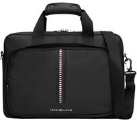 Tommy Hilfiger Sac pour Ordinateur Portable Homme Computer Bag avec Bandoulière, Noir (Black), Taille Unique