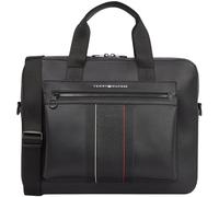 Tommy Hilfiger Sac pour Ordinateur Portable Homme Foundation Bandoulière Amovible, Noir (Black), Taille Unique