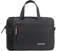 Tommy Hilfiger Sac pour Ordinateur Portable Homme Pique Slim Computer Bag avec Fermeture Éclair, Noir (Black), Taille Unique