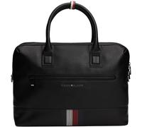 Tommy Hilfiger Sacoche pour Ordinateur Portable Homme Transit Computer Bag Bandoulière Amovible, Noir (Black), Taille Unique
