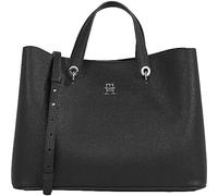 Tommy Hilfiger Portefeuille Femme Emblem Large avec Fermeture Éclair, Bleu (Space Blue), Taille Unique