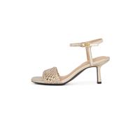 Sandales et nu-pieds Tommy Hilfiger METALLIC LTHR KITTEN pour Femme 39 Or et bronze