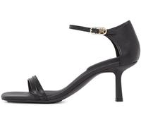 Tommy Hilfiger Femme Kitten Heel Sandal Leather FW0FW08572, Black, 39 EU