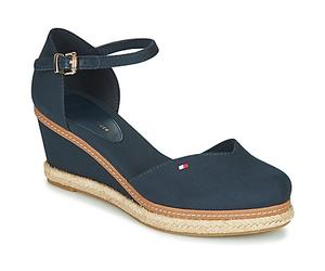 Tommy Hilfiger Sandales BASIC CLOSED TOE MID WEDGE in Bleu 39