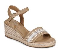 Tommy Hilfiger Sandales compensées MID WEDGE ESPAD WEBBING in Beige 40