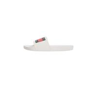 Tommy Hilfiger - Sandales de piscine avec semelle intérieure en EVA - Homme - Chaussures - Blanc - Taille: 43 EU