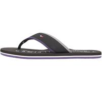 Tommy Hilfiger Sandales de plage HILFIGER TUMBLE FM0FM05710 pour homme, noir (noir), 40, Black, 40 EU