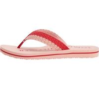 Tommy Hilfiger Sandales d'été pour femme Th Crochet FW0FW09417 - Rouge, 3,5
