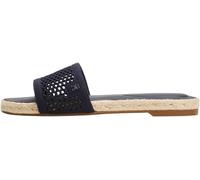 Tommy Hilfiger Sandales Femme Knit Mesh Espadrille en Maille, Bleu (Space Blue), 36