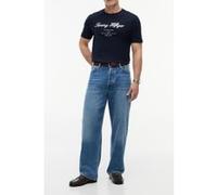 Tommy Hilfiger Script Logo T-shirt Navy Blue Taille: S | T-Shirts Outlet | Homme | Bleu