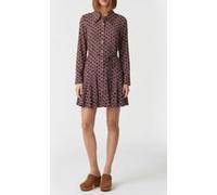 Tommy Hilfiger Self-tie Belt Slim Mini Shirt Dress Logo Print Navy Taille: 36 | Robes Mini Outlet | Femme | Bleu