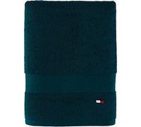Tommy Hilfiger Serviette de Bain de Couleur Unie, 76,2 x 137,2 cm, 100% Coton 574 g/m² (Vert foncé)