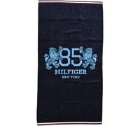 Tommy Hilfiger, Serviette de plage ou piscine Maxi éponge de pur coton chenillé 90 x 170 cm King