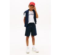 Tommy Hilfiger Monotype Graphic Tee Short Set Kb0kb10290 Ensembles de vêtements, White (White), 14 Ans Garçon