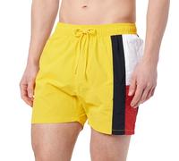 Tommy Hilfiger Short de Bain Homme Medium Drawstring avec Cordon de Serrage, Jaune (Marigold Yellow), L