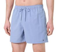 Tommy Hilfiger Short de Bain Homme Medium Drawstring Tape avec Cordon de Serrage, Bleu (Brisk Blue), XL