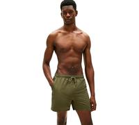 Tommy Hilfiger Short de Bain Moyen avec Cordon de Serrage et Poche zippée pour Homme, Kaki (Vert Militaire), XXL