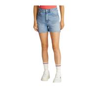 Tommy Hilfiger - Short en jean taille haute coupe Mom - Femme - Shorts - Bleu - Taille: W26
