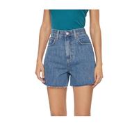 Tommy Hilfiger - Short Mom Taille Haute - Femme - Shorts - Bleu - Taille: W28