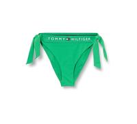 Tommy Hilfiger Side Tie Cheeky Bikini Uw0Uw04497 Attache latérale, Green (Radiant Green), XL Femme