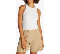 Tommy Hilfiger Slim 5x2 Rib Tank Top Ecru Taille: M | Tanktops Outlet | Femme | Marron